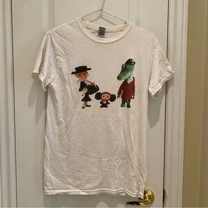 Funny White Graphic T-Shirt